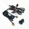 Picture of Auto Styling Fog Light Wiring Harness Socket Switch with LED Indicators Relay For Nissan H11 Wire Adapter Kits