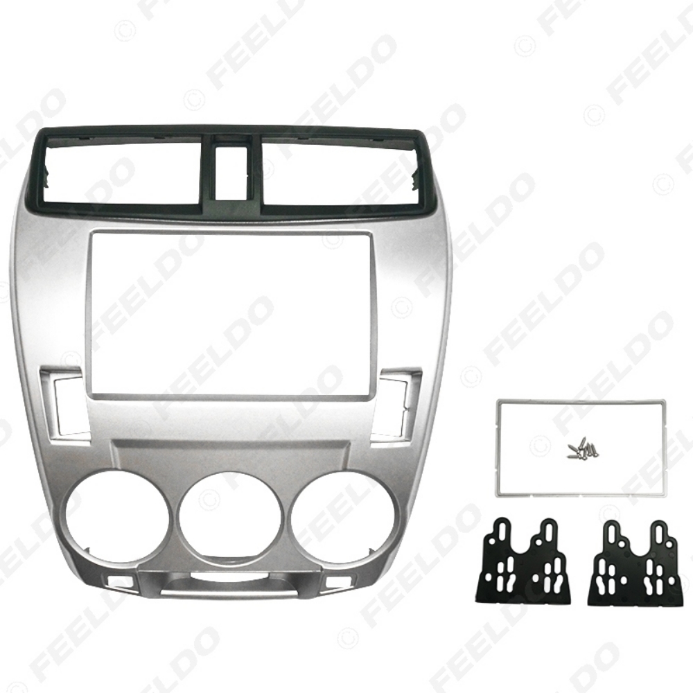 Picture of Car 2DIN Audio Fascia Frame Adapter For Honda City (Manual AC) Stereo DVD Dash Mount Installation Face Frame Kit