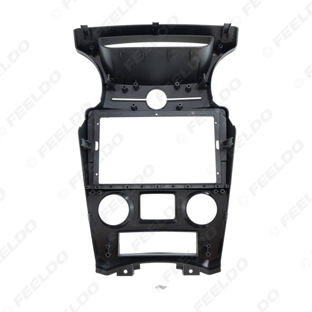 Picture of Car 2Din Audio Face Plate Fascia Frame For KIA Carens 07-11 9" Big Screen Radio Stereo Panel Dash Mount Refitting Kit
