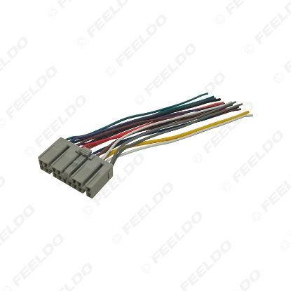 Picture of Car Audio 16Pin Wire Cable Plug Into Factory Radio DIN Female Wiring Harness for Isuzu Power Stereo Wiring Adapter