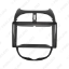 Picture of Car Audio Fascia Frame Adapter For Peugeot 206 02-10 9" Big Screen 2DIN Dash Fitting Panel Frame Kit