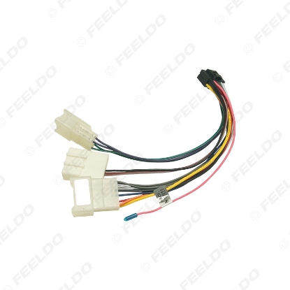 Picture of 16P Car Head Unit Wire Harness Adapter For Toyota OEM Car Radio Harness With 3-Terminal