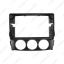 Picture of Car Audio Fascia Frame Adapter For Mazda MX-5 2009 9" Big Screen 2DIN Dash Fitting Panel Frame Kit