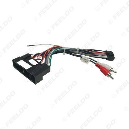 Picture of Car 16PIN Radio Wiring Harness Adaptor With RCA Audio Heads For KIA Carens IX35 K2/K3/K4/K5 Power Calbe Wire Plug Harness