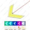 Picture of 1pc Auto COB 18SMD 18LED Arrows Lamp Indicator Safe led Panels Car Side Mirror Turn Signal Light 7-Color