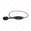 Picture of Waterproof Car Auto Blade Type InLine Fuse Holder Case Replacement 5A/30A Fuses 16AWG Wire Cutoff Switch Socket