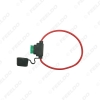 Picture of Waterproof Car Auto Blade Type InLine Fuse Holder Case Replacement 5A/30A Fuses 16AWG Wire Cutoff Switch Socket