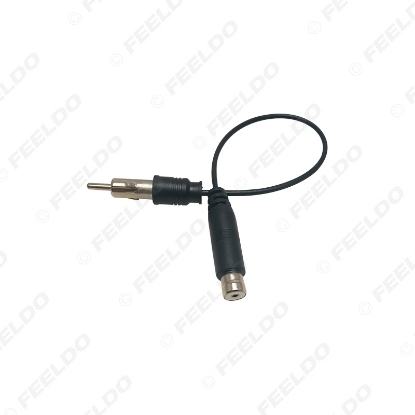 Picture of Car Audio Radio ISO TO DIN Male Aerial AM/FM Antenna Extension Auto Stereo Cable Plug Adapter