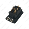 Picture of Universal Metallic Snap Clip-On 6Pins Auto Power Window Switch 12V/24V 10A~30A With illumination Indicator Single Button