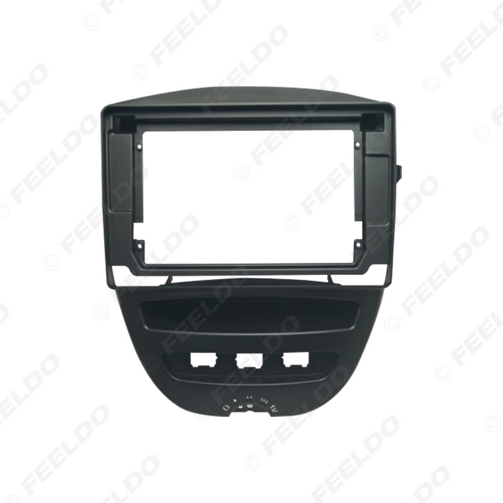Picture of Car Audio 10.1" Big Screen DVD Fascia Frame Adapter For Toyota Aygo Citroen C1 Peugeot 107 2Din Dash Panel Frame Kit