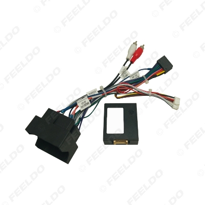 Picture of Car 16pin Audio Wiring Harness With Canbus Box For Volkswagen Touareg 03-10 Aftermarket Stereo Installation Wire Adapter