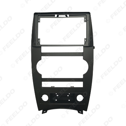 Picture of Car Audio 9" Big Screen DVD Fascia Frame Adapter For Jeep Commander 07-08 2Din Dash Installation Panel Frame Kit