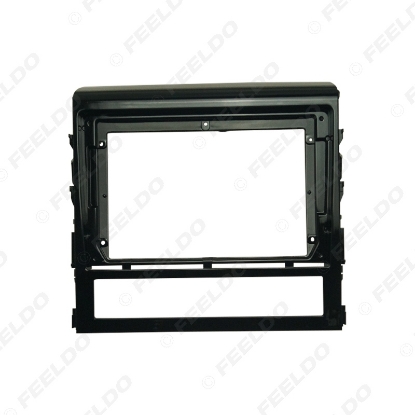 Picture of Car Audio 9" Big Screen DVD Fascia Frame Adapter For Toyota Land Cruiser 2Din Dash Installation Panel Frame Kit