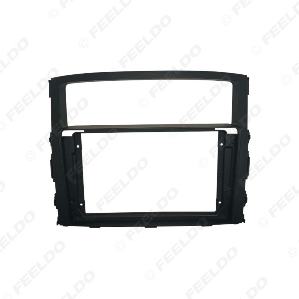 Picture of Car Audio 9" Big Screen DVD Fascia Frame Adapter For Mitsubishi Pajero 2010 2Din Dash Installation Panel Frame Kit