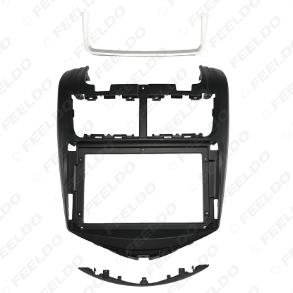 Picture of Car Audio 9" Big Screen DVD Fascia Frame Adapter For Chevrolet Aveo 14-19 2Din Dash Installation Panel Frame Kit