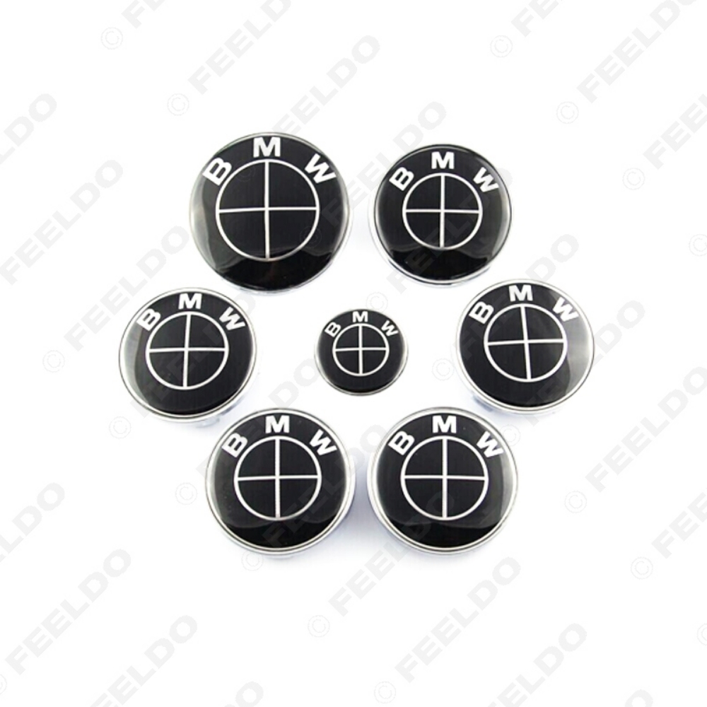 Picture of 14-style 7Pcs/Set Emblem Logo Badges For BMW Series Car