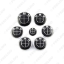 Picture of 14-style 7Pcs/Set Emblem Logo Badges For BMW Series Car