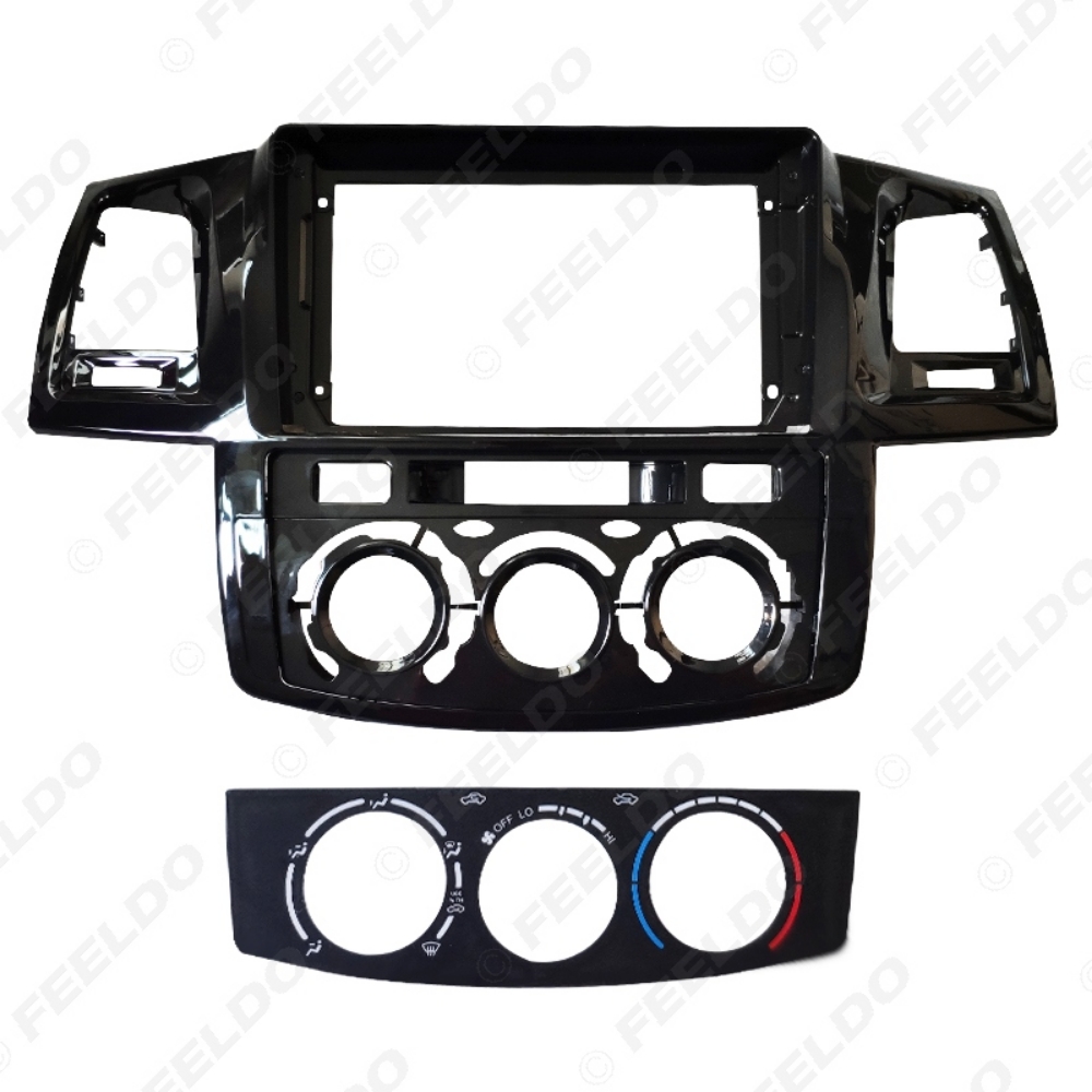 Picture of Car Radio Audio Fascia Frame Adapter For Toyota Hilux VIGO 9" Big Screen 2Din CD/DVD Plate Panel Dash Mount Kit