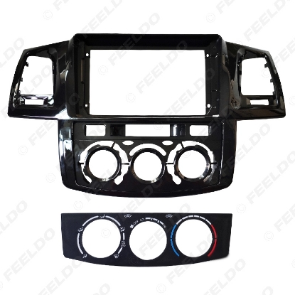 Picture of Car Radio Audio Fascia Frame Adapter For Toyota Hilux VIGO 9" Big Screen 2Din CD/DVD Plate Panel Dash Mount Kit
