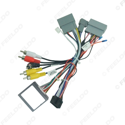 Picture of Car Audio Wiring Harness with Canbus Box For Honda Odyssey/CRV Aftermarket 16pin Stereo Installation Wire Adapter
