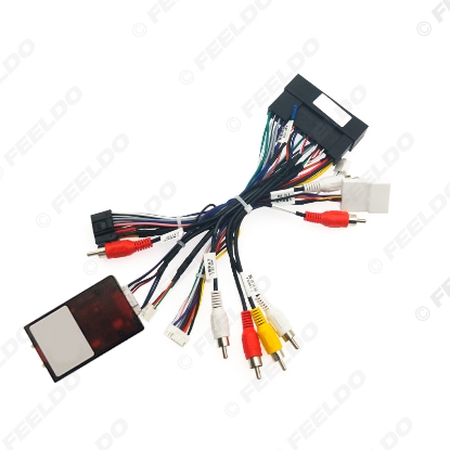 Picture of Car 16Pin Stereo Wiring Harness Canbus Support For Hyundai Elantra/SantaFe/IX45/K3 Audio Radio Power Cable Adapter
