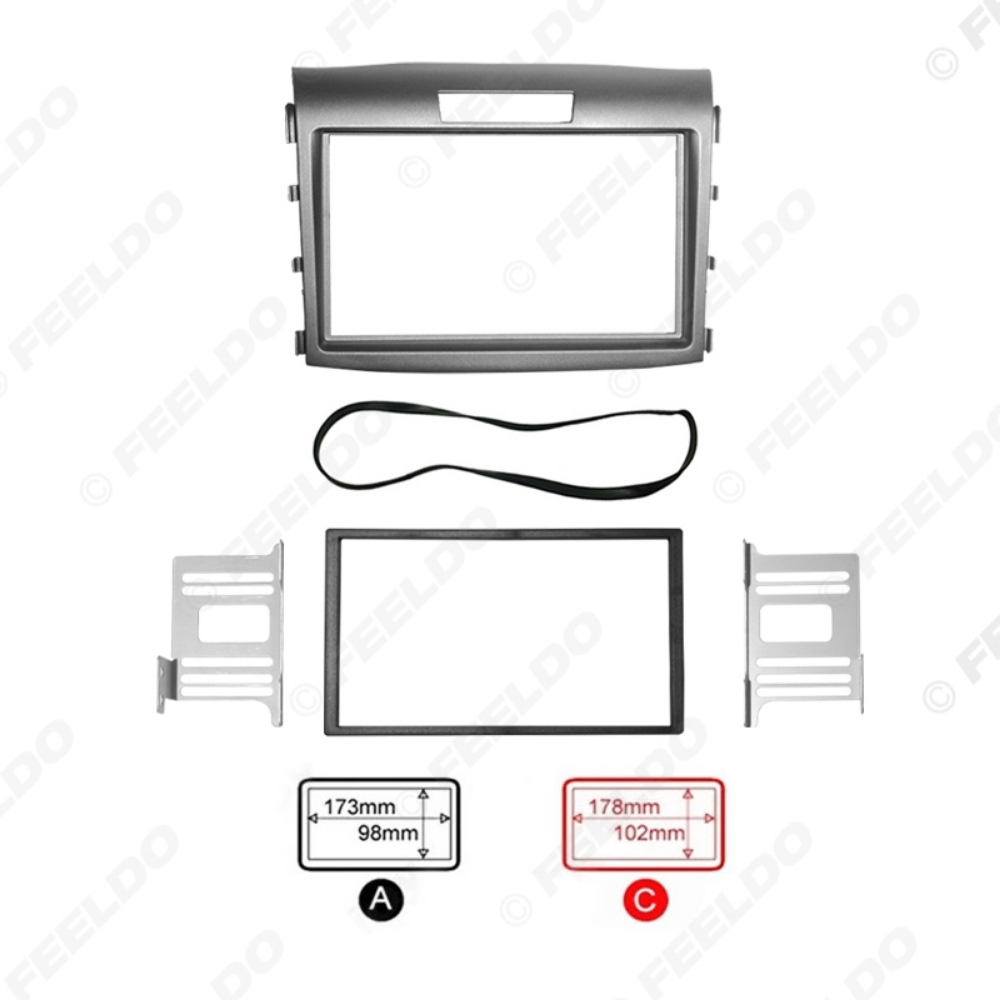 Picture of Car refitting DVD frame Panel Dash Kit Fascia Radio Frame Audio frame for 12-15 Honda CRV 2DIN