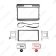 Picture of Car refitting DVD frame Panel Dash Kit Fascia Radio Frame Audio frame for 12-15 Honda CRV 2DIN