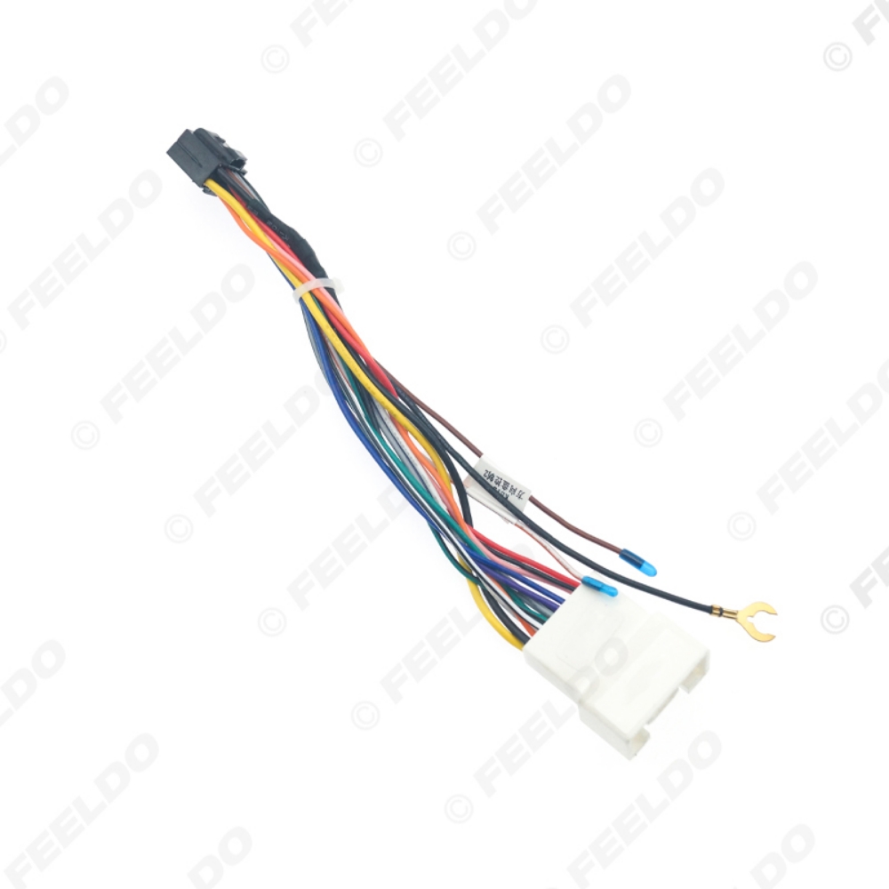 Picture of Car Sterei Radio 16PIN Adaptor Wiring Harness For Mitsubishi Lancer-ex ASX Power Calbe Wire Head Unit Harness