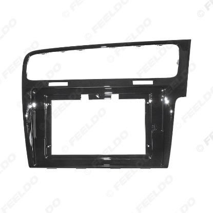 Picture of Car 2Din Audio Face Plate Fascia Frame For Volkswagen Golf (RHD)  10.1" Big Screen Radio Stereo Panel Dash Mount Refitting Kit