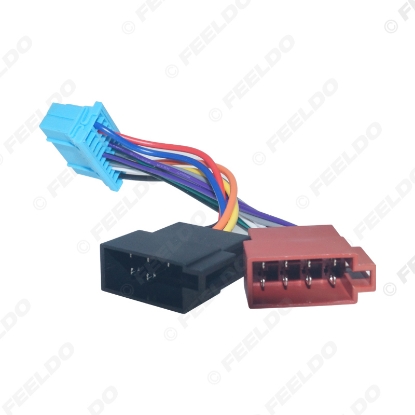 Picture of Car CD Radio Audio ISO Wiring Harness Adapter for Honda Acura Suzuki Fait Nissan Opel Car ISO Head Units Cable