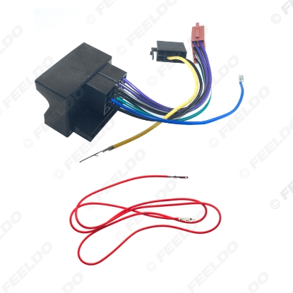 Picture of Car CD Radio Audio ISO Wiring Harness Adapter for Volkswagen Audi Skoda Seat Car ISO Head Units Cable