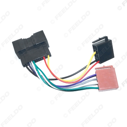Picture of Auto Radio Audio ISO Wiring Harness Adapter for Ford Focus/Mondeo/Fiesta/C-Max/S-Max/Kuga Landrover Car ISO Head Units Cable