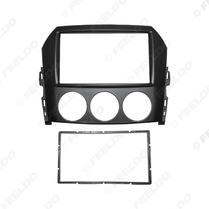 Picture of 2DIN Car Audio Radio Fascia Frame For Mazda MX-5 Miata 2005+ Head Units Stereo Plate Trim Panel Dash Mount Kit