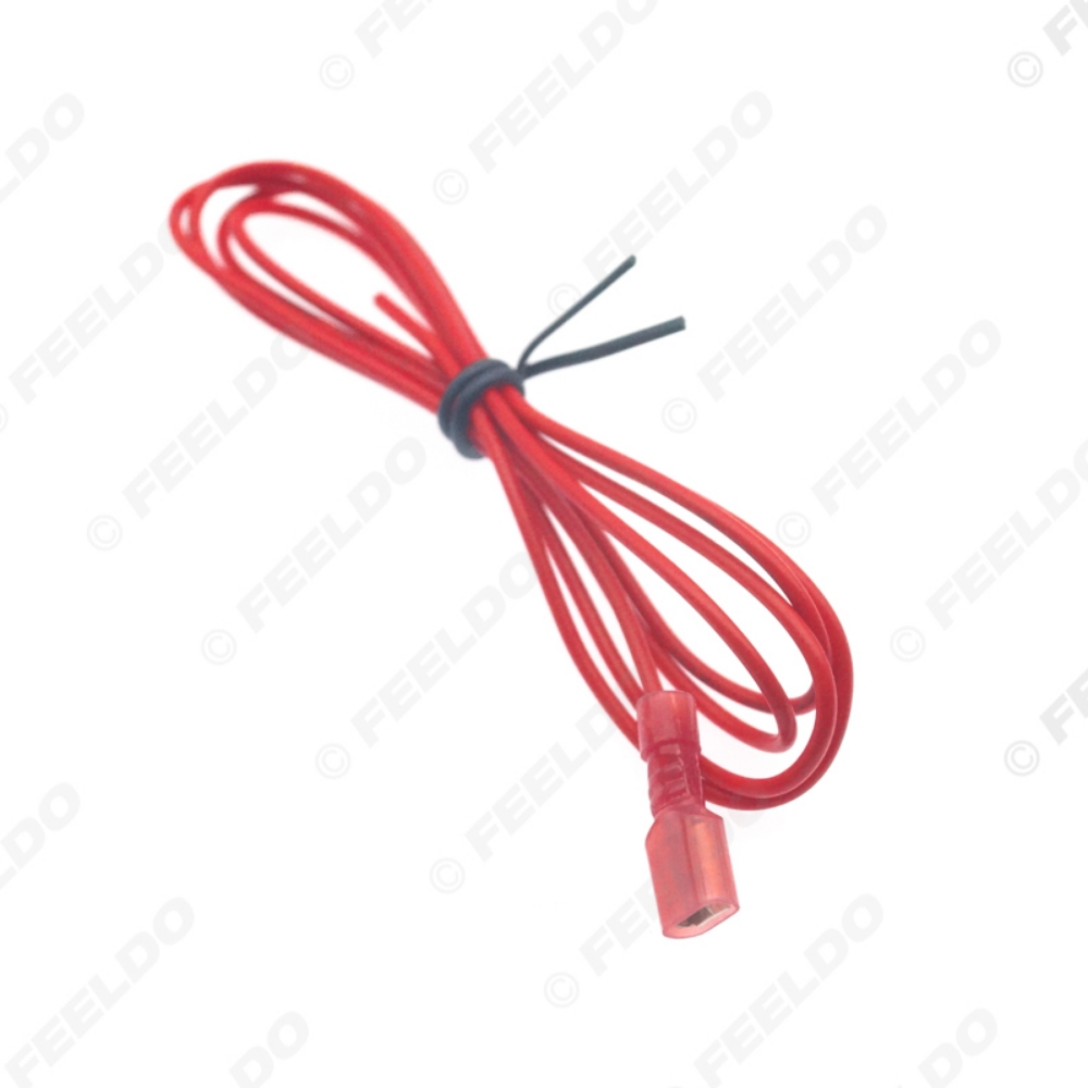 Picture of 1PC DC 12V Car Radio Head Unit Power Pigtail Cable Wire For Car Vehicle Power Supply Extension Cord