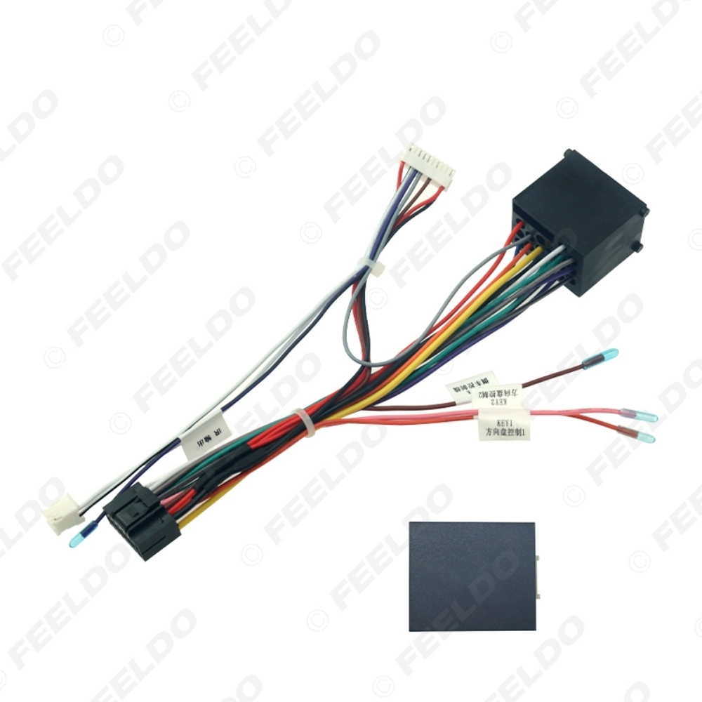 Picture of Car 16Pin Power Wiring Harness Cable Adapter With Canbus For BMW E46/E39(1995-2000)/E53(99) Install Aftermarket Android Stereo