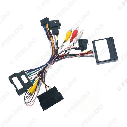 Picture of Car 16Pin Android Stereo Power Wiring Harness With Canbus For Ford Kuga(18-19)/Focus(12-18)/Edge(15-18)/Explorer(18+)