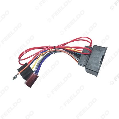 Picture of Car CD Radio Audio ISO Wiring Harness Adapter for Chevrolet Opel Car ISO Head Units Wire Cable