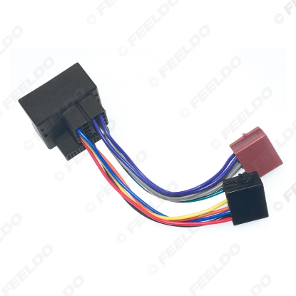 Picture of Car CD Radio Audio ISO Wiring Harness Adapter for BMW Landrover Mini Car ISO Head Units Wire Cable