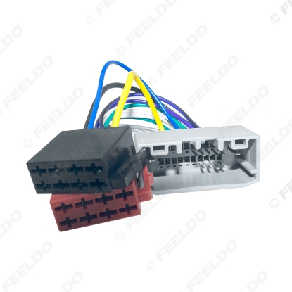Picture of Car CD Radio Audio ISO Wiring Harness Adapter for Honda Mitsubishi Peugeot Citroen C-Crosser Auto ISO Head Units Wire Cable