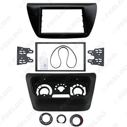 Picture of Car Radio 2DIN Fascia Frame Panel for Mitsubishi Lancer IX Stereo Dash Kit DVD Frame+Center AC Control Part