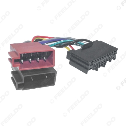 Picture of Car CD Radio Audio ISO Wiring Harness Adapter for Ford Focus/Fiesta/Mondeo/C-Max/S-Max Landrover Auto ISO Head Units Wire Cable
