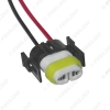 Picture of 1PC Car Headlight Ceramic Socket Wire Connector For H11 H8 H9 LED HID Light Wiring Harness Plug