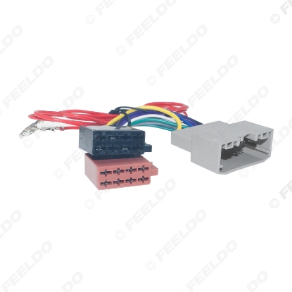 Picture of Car CD Radio Audio ISO Wiring Harness Adapter With ACC wire for Chrysler Dodge Jeep Wrangler Rubicon 2007+ ISO Wire Cable