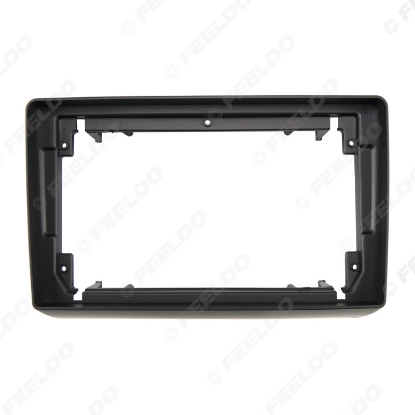 Picture of Car Audio 9" Big Screen DVD Fascia Frame Adapter For Jeep Grand Cherokee(2014-2017) 2Din Dash Installation Panel Frame Kit