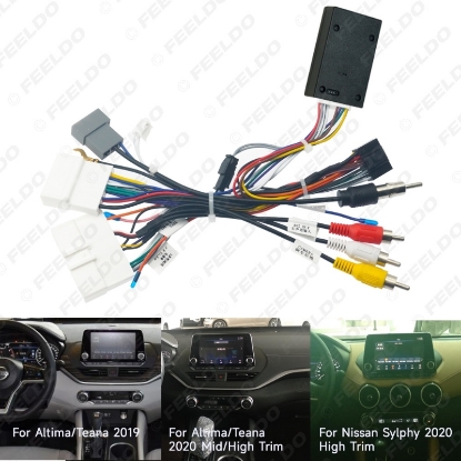 Picture of Car 16PIN Stereo Power Wiring Harness Cable Canbus For Nissan Altima/Teana(19-20)/Sylphy(2020) Audio Radio Aftermarket Wire Adapter