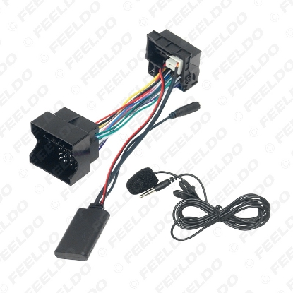 Picture of Car Bluetooth Module AUX-in Audio MP3 Music Adapter 16Pin Stereo Wire Harness For Volkswagen Passat Touareg Skoda