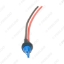 Picture of 1PC Blue Car T10 Socket Holders Male With Wire Auto T10 Headlight Assembly Male Socket Plug Adapter Wire Connector