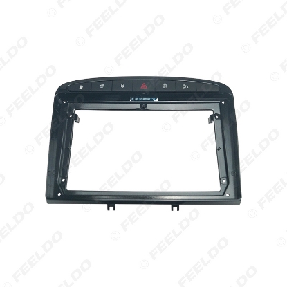 Picture of Car 9 Inch Audio Face Plate Fascia Frame For Peugeot 308 408 07-13 2Din Big Screen Radio Stereo Panel Dash Mount Frame Kit 