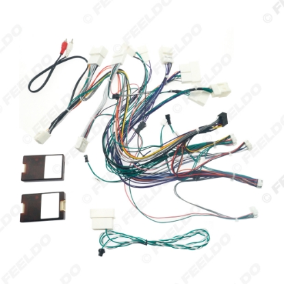Picture of Car 16Pin Power Wiring Harness Cable Adapter With Canbus For Toyota Harrier Lexus RX300 RX330 RX350 RX400 RX450 (03-08) Stereo Aftermarket Wire Cable