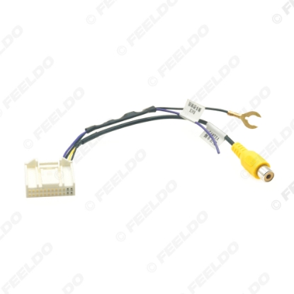 Picture of Car 24-pin Reverse Camera Video Input Adapter Wiring Cable Use For Toyota Original Head Unit Retrofitting Auto Reverse Camera
